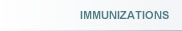 Immunizations